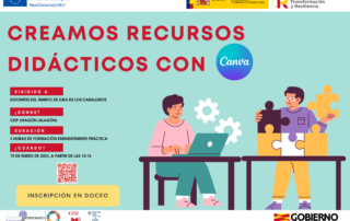 cartel informativo curso canva cp ejea